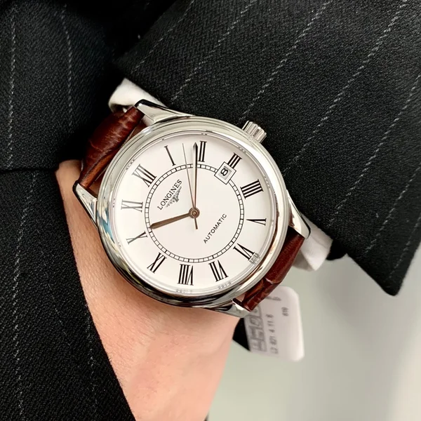 ロンジン LONGINES 軍旗 Flagship 白 316L精鋼 ソムリエ 品格 エレガンス