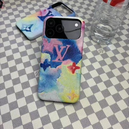 ルイヴィトン スマホケース iPhone17 水彩タイダイ モノグラム レザー