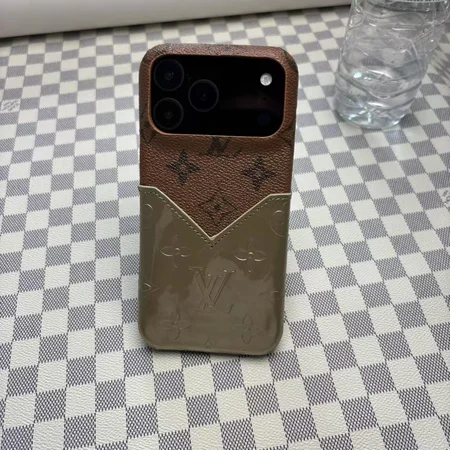 ルイヴィトン風 iPhone Galaxy ケース V字スプライシング モノグラム メタリック バイカラー