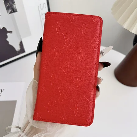 ルイヴィトン風 iPhoneケース モノグラム 型押し 手帳型 在庫有り 送料無料