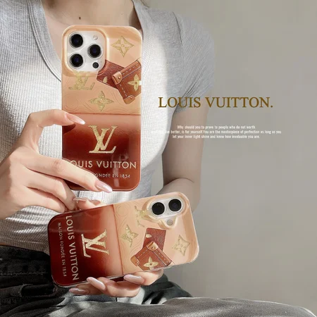 ルイヴィトン風 iPhone ケース グラデーション モノグラム アート風 エポキシ仕上げ 高級感 おしゃれ