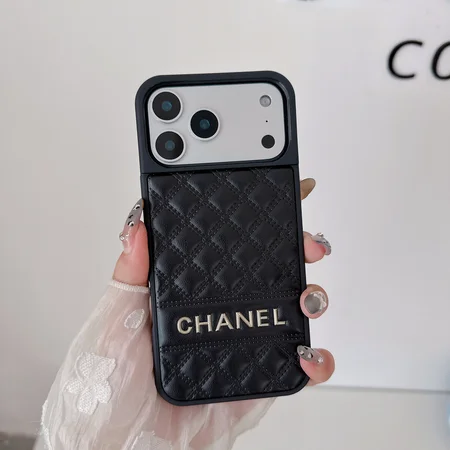 シャネル風 iPhone ケース キルティング マトラッセ CHANEL ロゴ