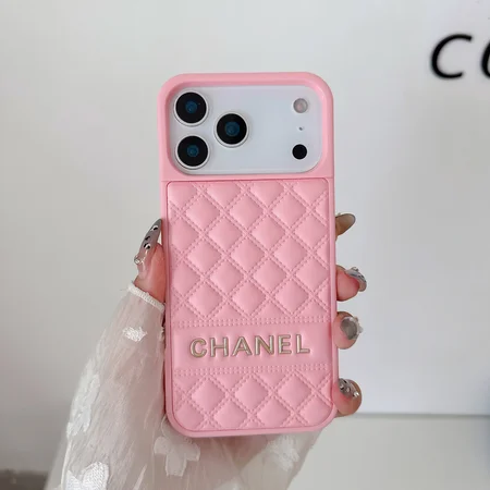 シャネル風 iPhone ケース キルティング マトラッセ CHANEL ロゴ