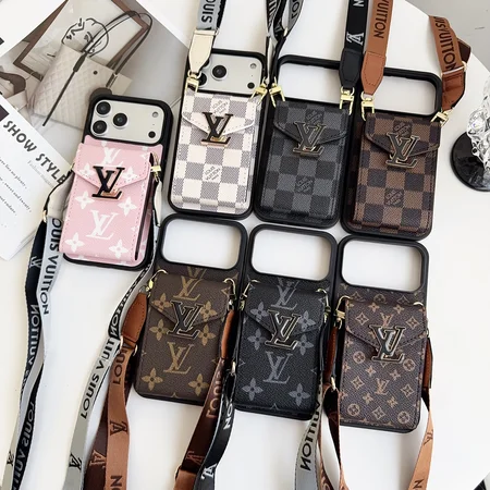 ルイヴィトン風 iPhone Galaxy ケース カード収納 モノグラム ツートンカラー