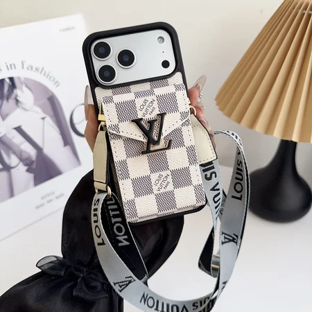 ルイヴィトン風 iPhone Galaxy ケース カード収納 モノグラム ツートンカラー