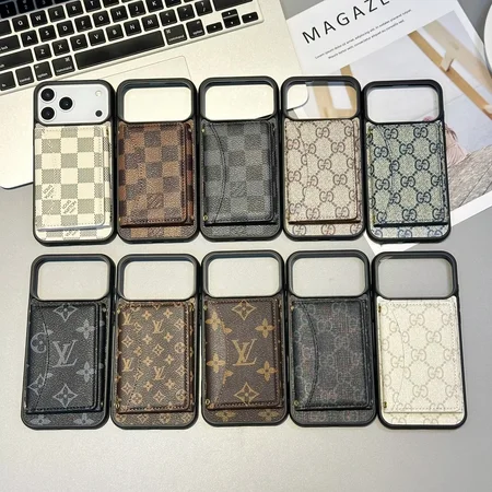 ハイブランド ルイヴィトン Gucci iPhone ケース マグネット吸着 カードポケット
