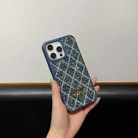 プレミアム キルティング iPhone ケース 埋め込みストーン