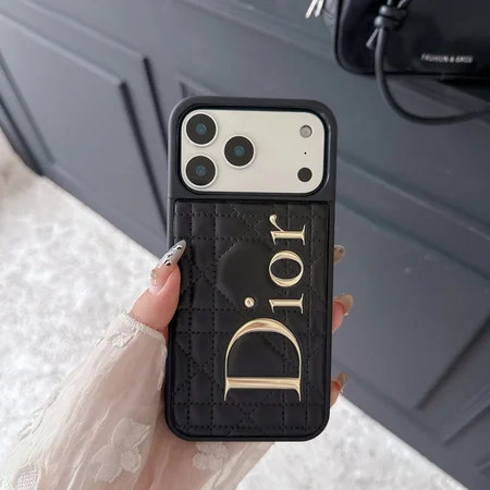 ディオール風 iPhone ケース Lady Dior 藤格紋 キルティング D.I.O.R 金属チャーム
