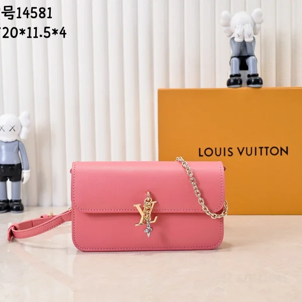 ルイヴィトン Dauphine メッセンジャー Monogram Reverse 焦糖色 スイート 可愛い 甘い