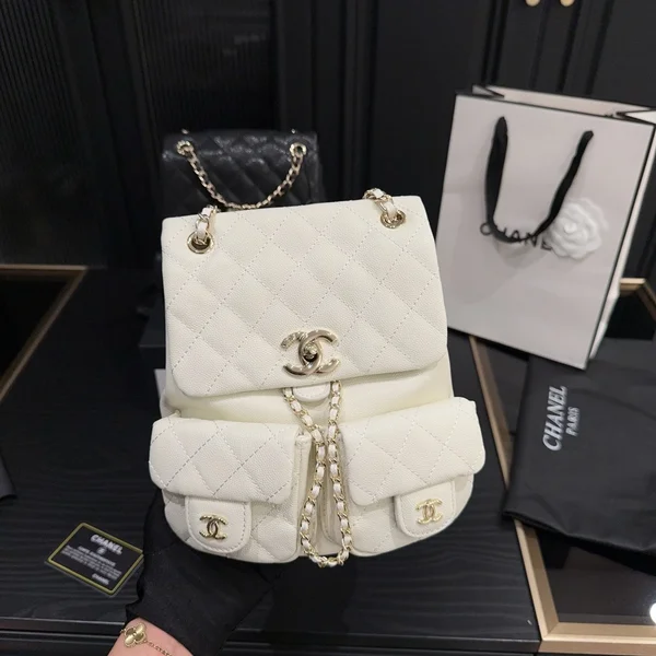 シャネル CHANEL Duma バックパック 白 満月 浄化 開運 スピリチュアル