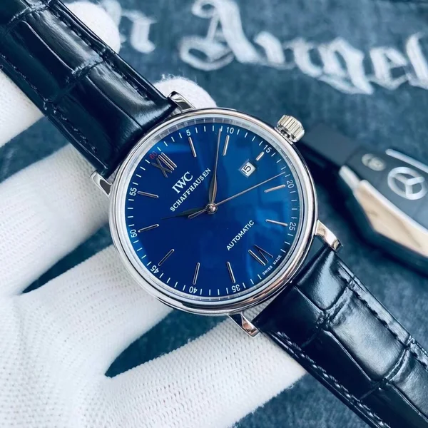 IWC ポルトフィーノ Portofino 青 316精鋼 ダイバー 防水 タフ 冒険