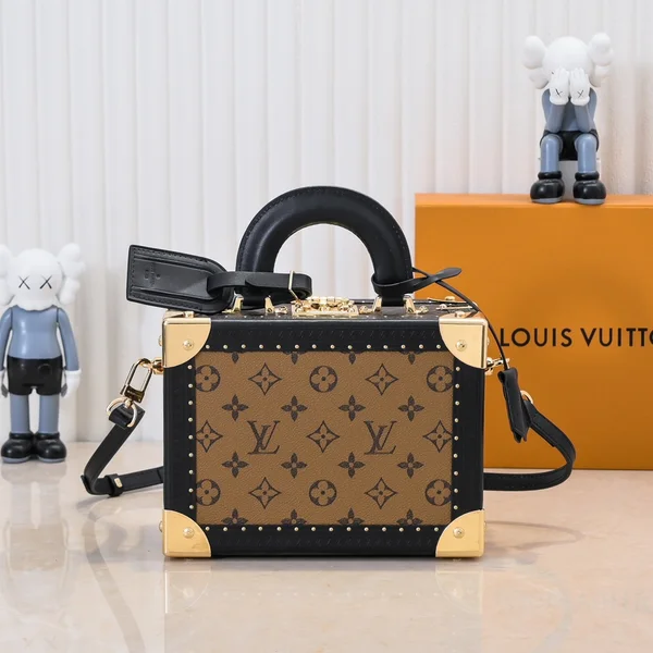 ルイヴィトン Petite Valise 村上隆 ホワイトマルチカラー レインボー ミニトランク M13125