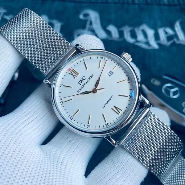 IWC ポルトフィーノ Portofino 白 316精鋼 IT起業家 イノベーション 効率