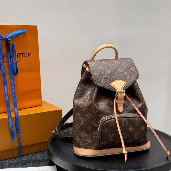 ルイヴィトン LOUIS VUITTON Montsouris モノグラム バックパック 知的 シンプル