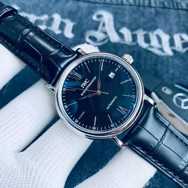 IWC ポルトフィーノ Portofino 深青 金針 316精鋼 アナウンサー 信頼 プロ