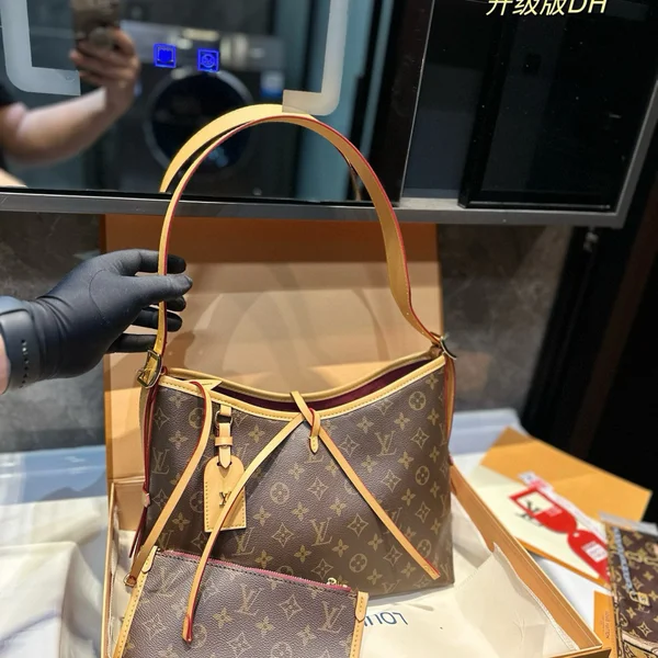 ルイヴィトン Dauphine ウエストバッグ ダミエアズール 2個セット 実測レビュー 検証